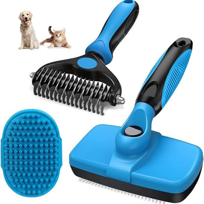 3-in-1 Pet Grooming Comb Set
