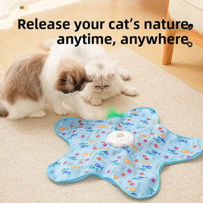 Interactive Electric Cat Toy with Hideout Cover