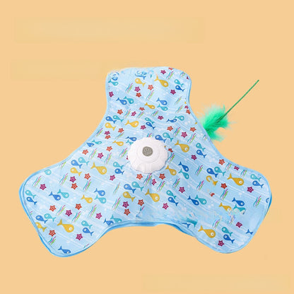 Interactive Electric Cat Toy with Hideout Cover