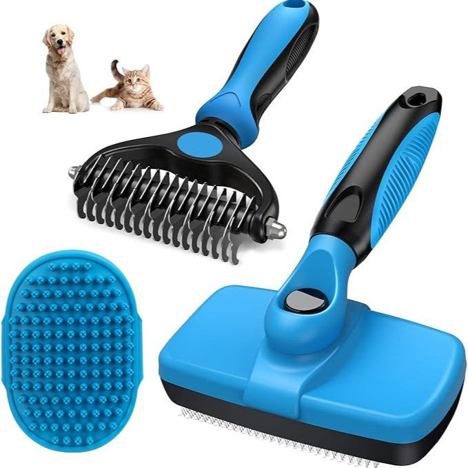3-in-1 Pet Grooming Comb Set